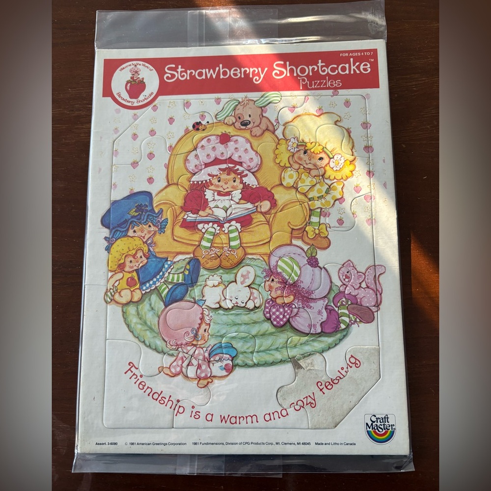 Vintage Strawberry Shortcake Puzzle